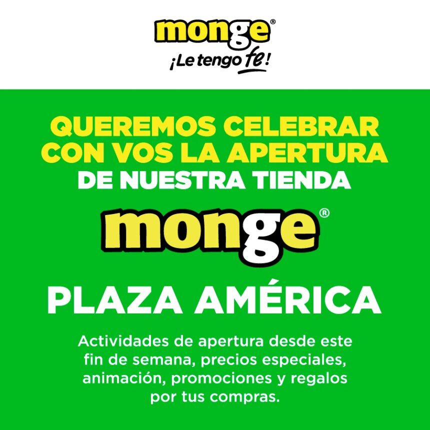 Apertura de Tienda Monge